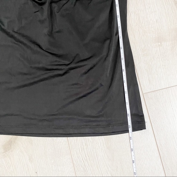 Vintage 90’s Black Dressy Top w/ Open Back - Picture 6 of 8